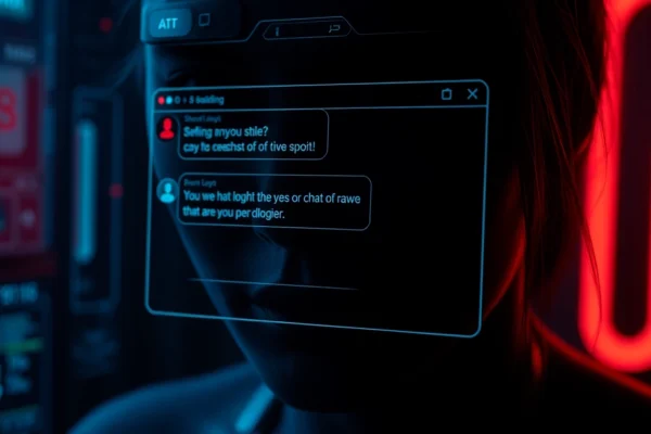 Engaging nsfw ai chat session shown on a device screen, illustrating unfiltered, real-time conversations with an AI girlfriend for adult interactions.