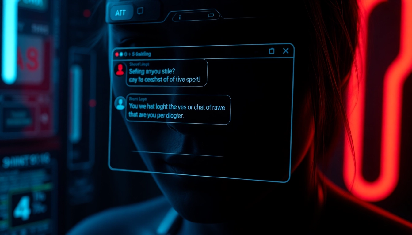 Engaging nsfw ai chat session shown on a device screen, illustrating unfiltered, real-time conversations with an AI girlfriend for adult interactions.