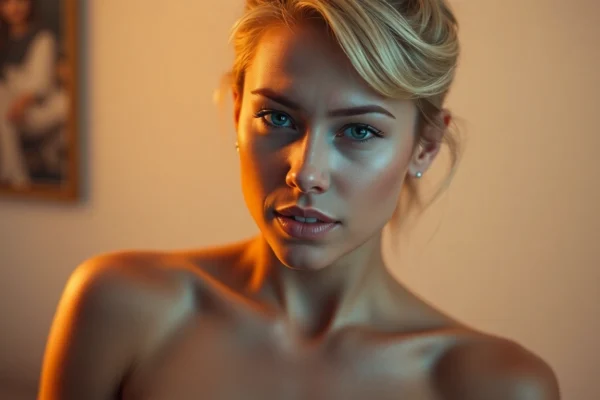 High-quality NSFW image generator creating a realistic, detailed adult scene with emotional depth and vivid textures for immersive visual content.