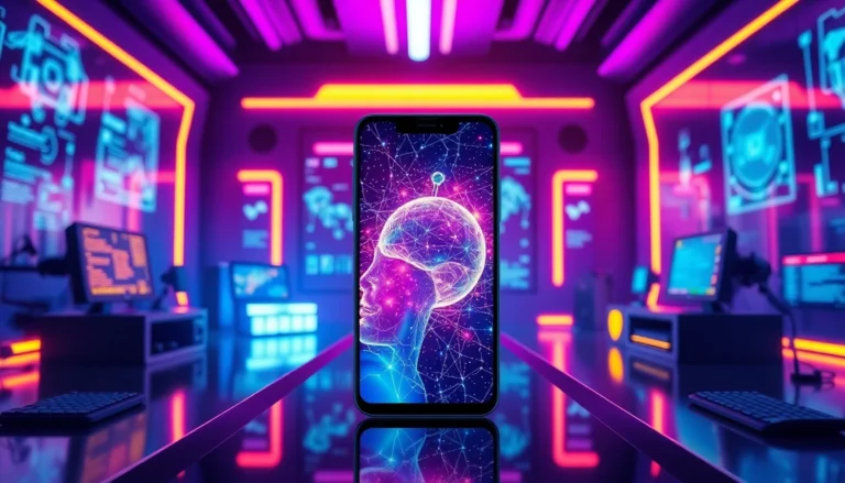 Creative depiction of a modern AI studio showing a user creating unrestricted images with advanced AI image generator no restrictions in a high-tech environment, vibrant colors and clear visuals.