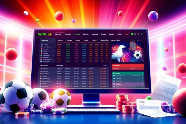 Discover the Excitement of CK44 Game Platform: Your Ultimate Online Sportsbook & Casino Experience Illustration of an online sportsbook and casino platform interface with sports and betting elements