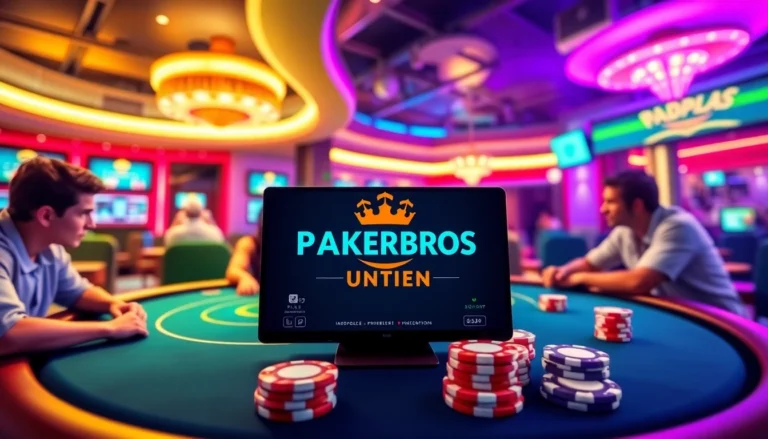 Pokerbros Paradise Union offers a dynamic online poker environment with lively visuals and engaged players.