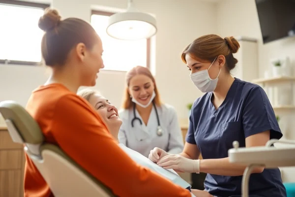 Ventura Bright Dental team providing friendly dental care in a modern, welcoming clinic environment