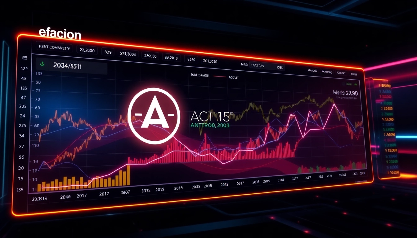 High-tech digital dashboard illustrating aicoin trading analytics and market trends for investors